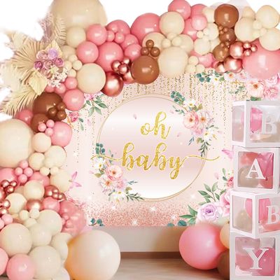 NEW 151pc Baby Shower Decorations Balloon Kit