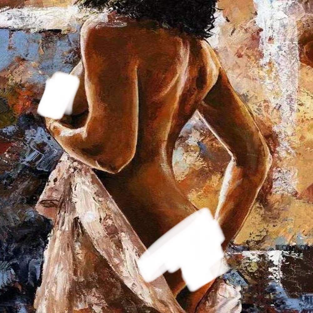 NEW Female Body Paint By Numbers Canvas Print Kit