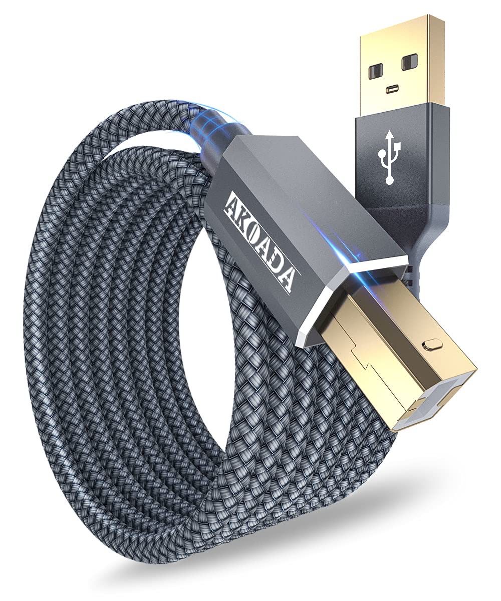 NEW 15ft Printer Cable USB to B 2.0