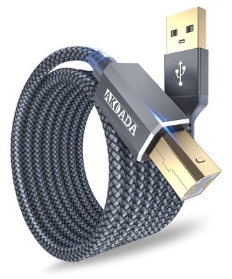 NEW 15ft Printer Cable USB to B 2.0