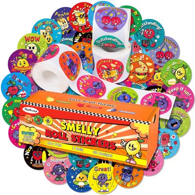 SEALED 600pc Scratch and Sniff Scented Stickers