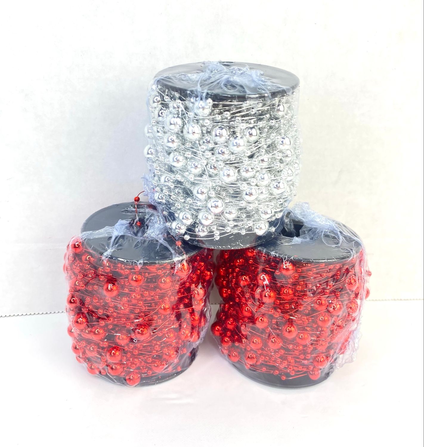 NEW 3 Pack Christmas Bead Garland