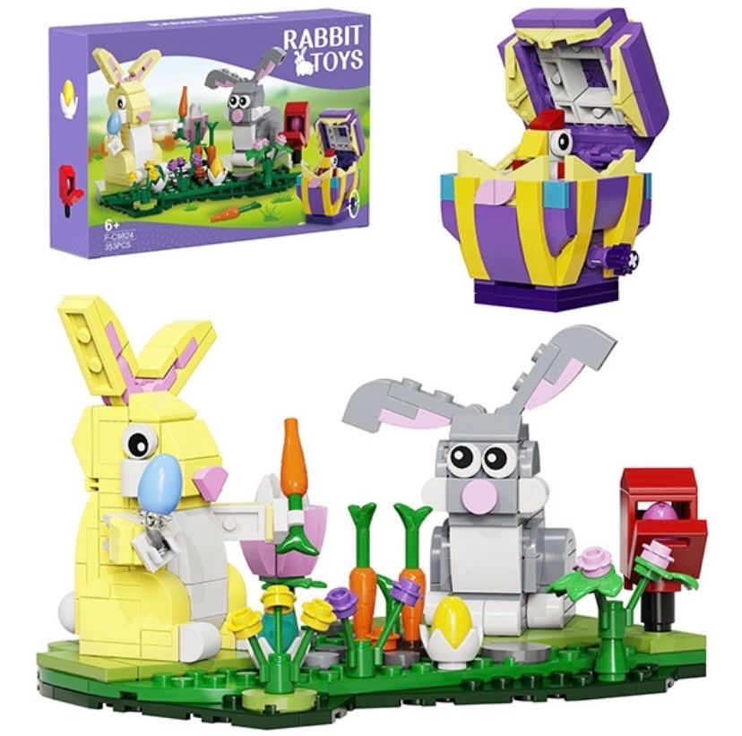 SEALED 353pc Bunny Building Blocks “LEGO Like”