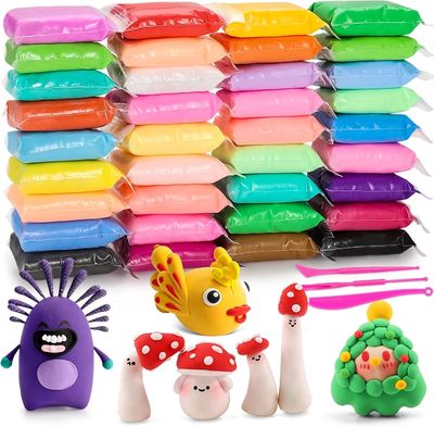 NEW 36pc Kids Air Dry Magic Clay Kit