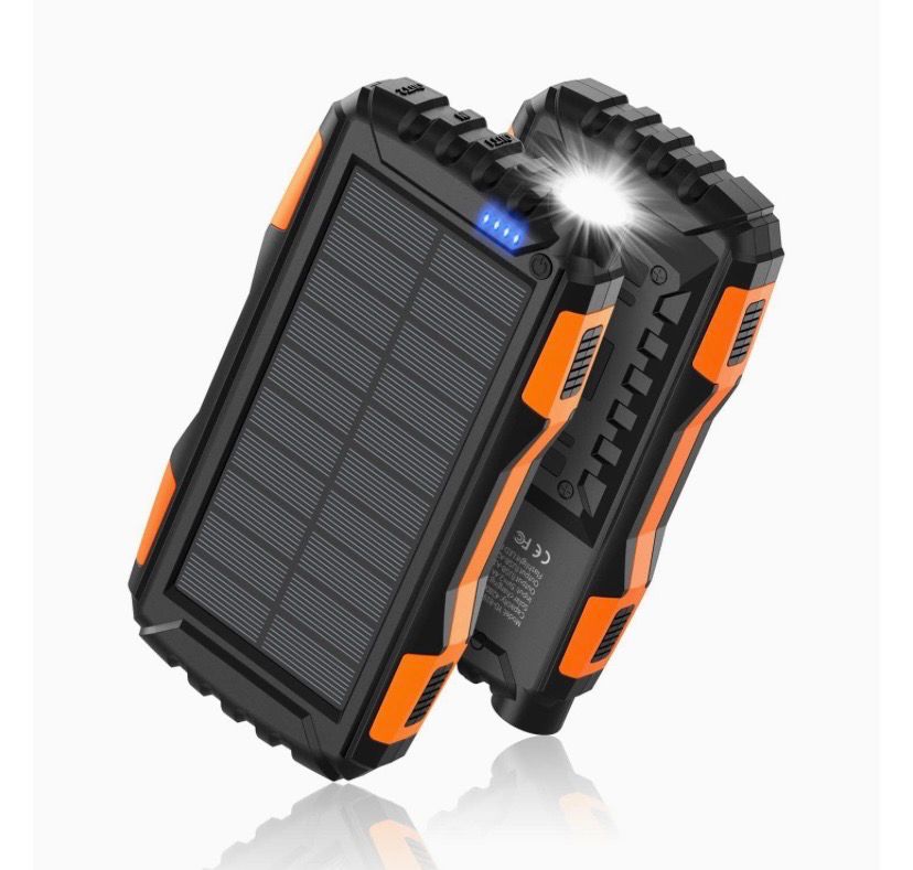 NEW Portable Solar Power Bank Charger