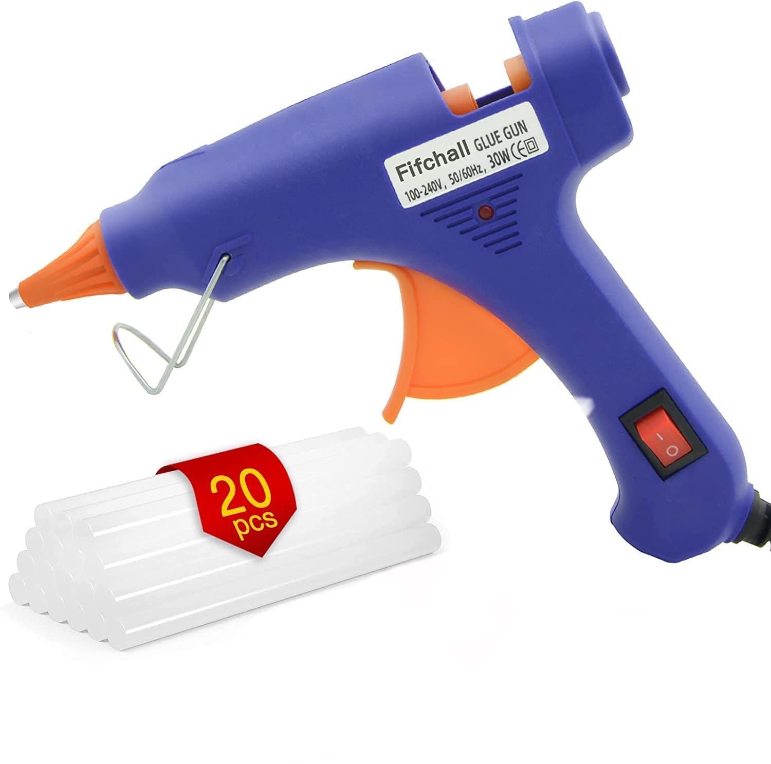 NEW Hot Glue Craft Gun with 20 Glue Sticks