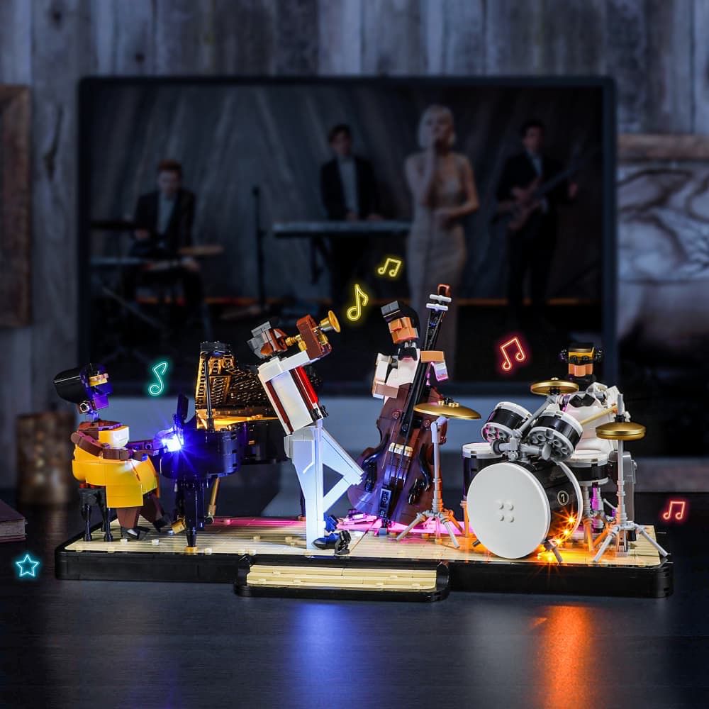 SEALED LED Light Kit for LEGO - Jazz Quartet