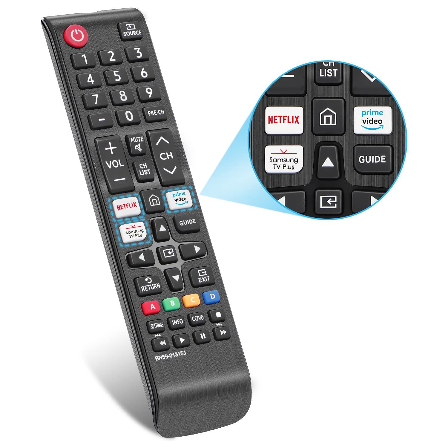 NEW Replacement Samsung Smart TV Remote Control