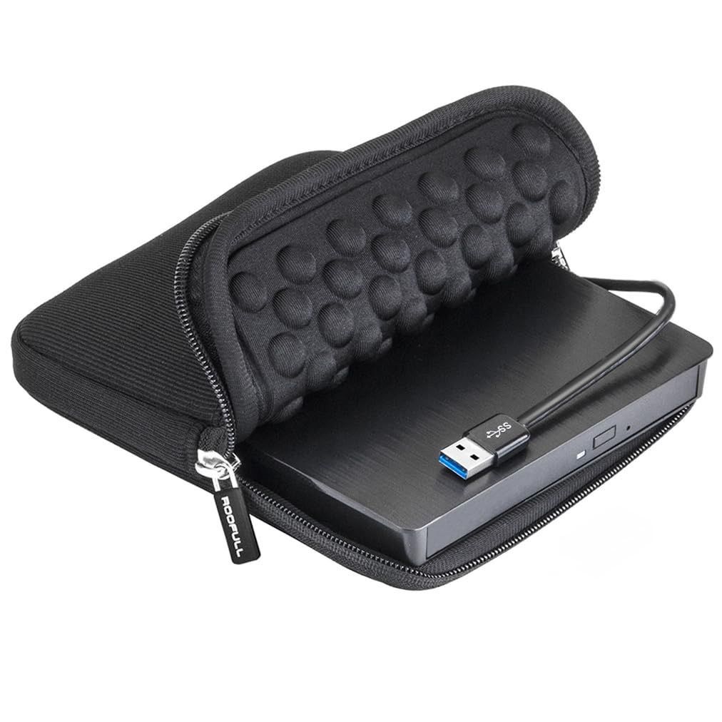 NEW 2 in 1 External DVD Drive with Case