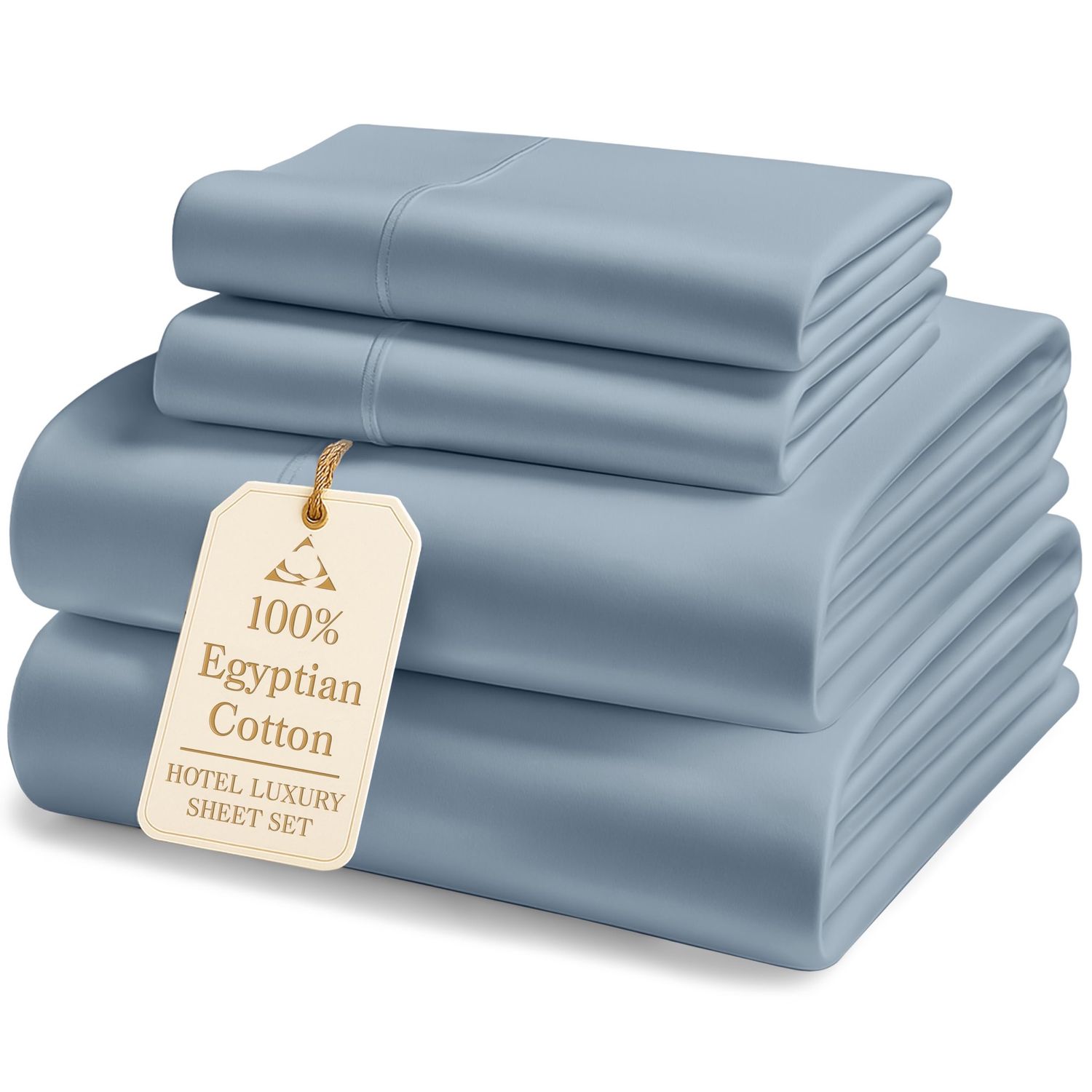 NEW 4pc Luxury 100% Egyptian Cotton King Bed Sheets