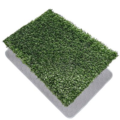 NEW Dog Potty Training Artificial Grass &amp; Washable Pee Pad Set