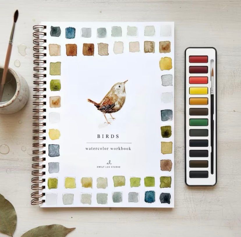 NEW Birds Watercolor Workbook