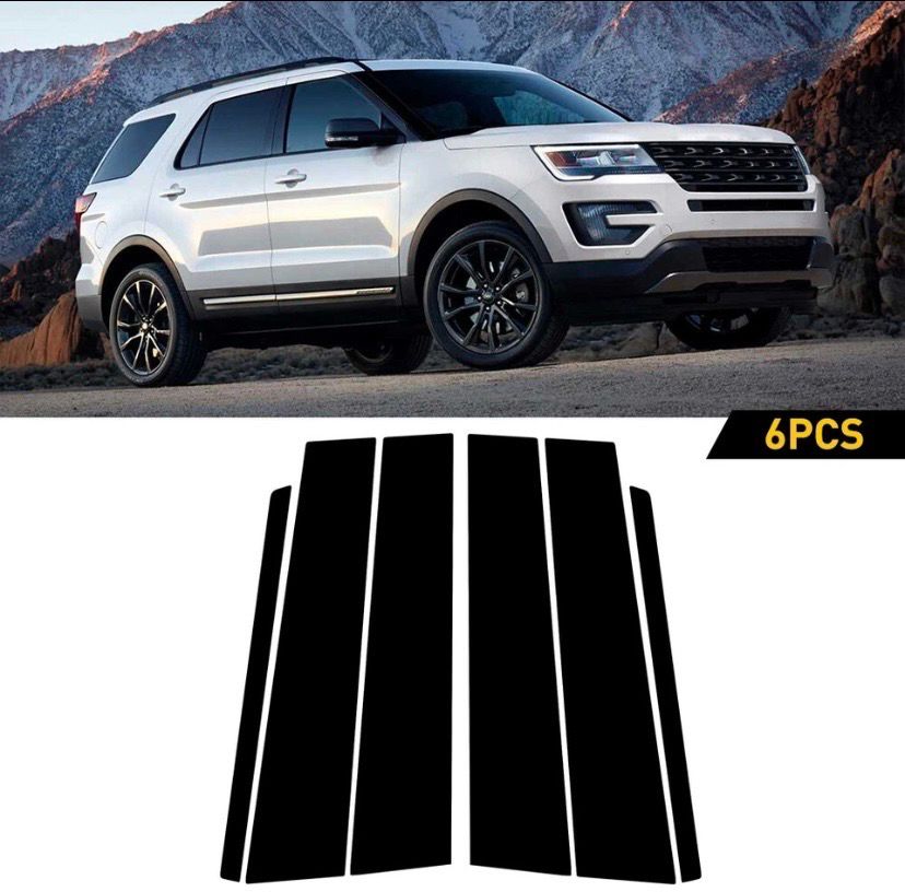 NEW Anti Scratch Ford Explorer Pillar Molding Covers