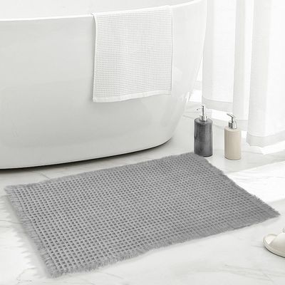 NEW Waffle Bath Mat Absorbent Non Slip