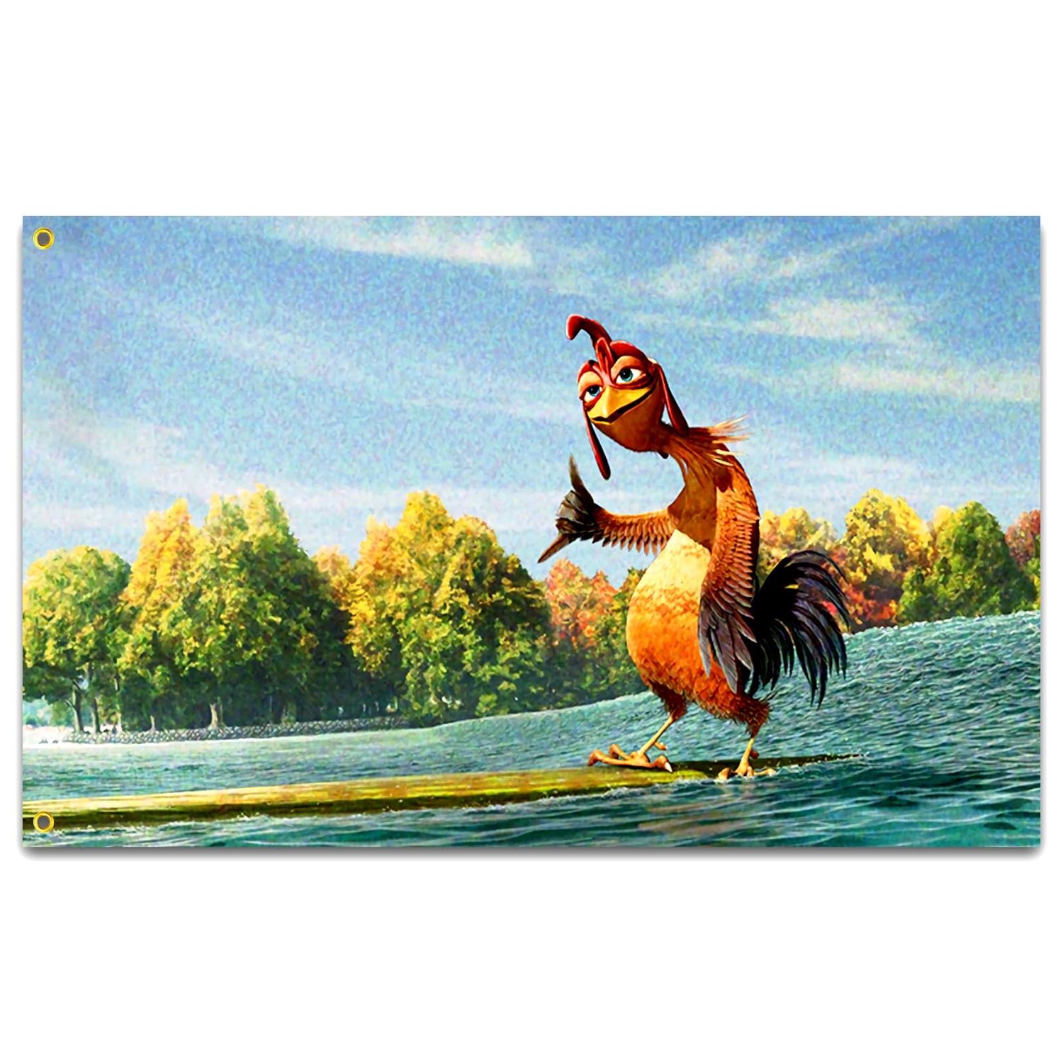 NEW Surfs Up Movie Chicken Joe Tapestry Flag