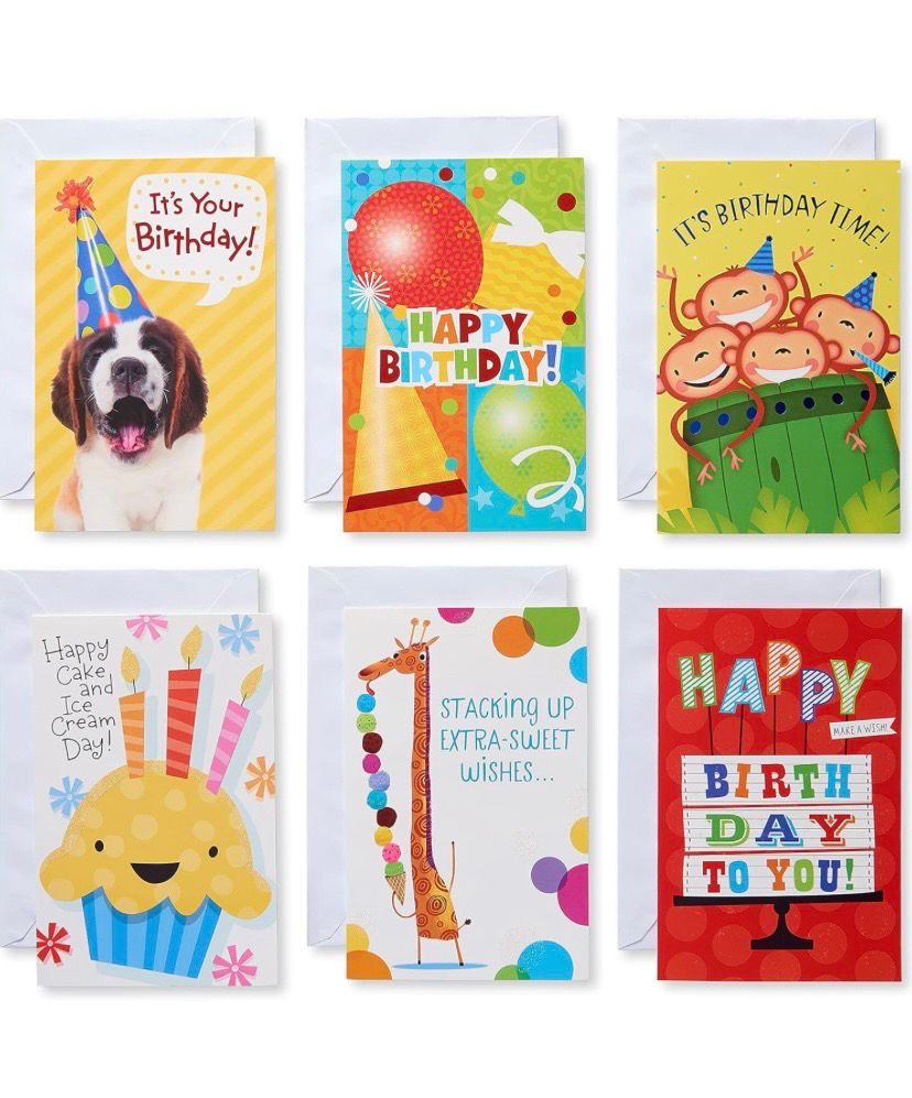 NEW 12 American Greetings Kids Birthday Cards