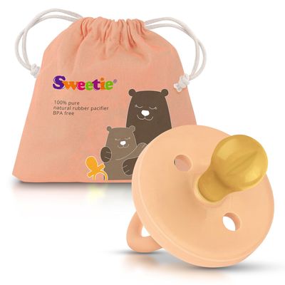 SEALED Natural Rubber Baby Pacifier Soother 12-18m