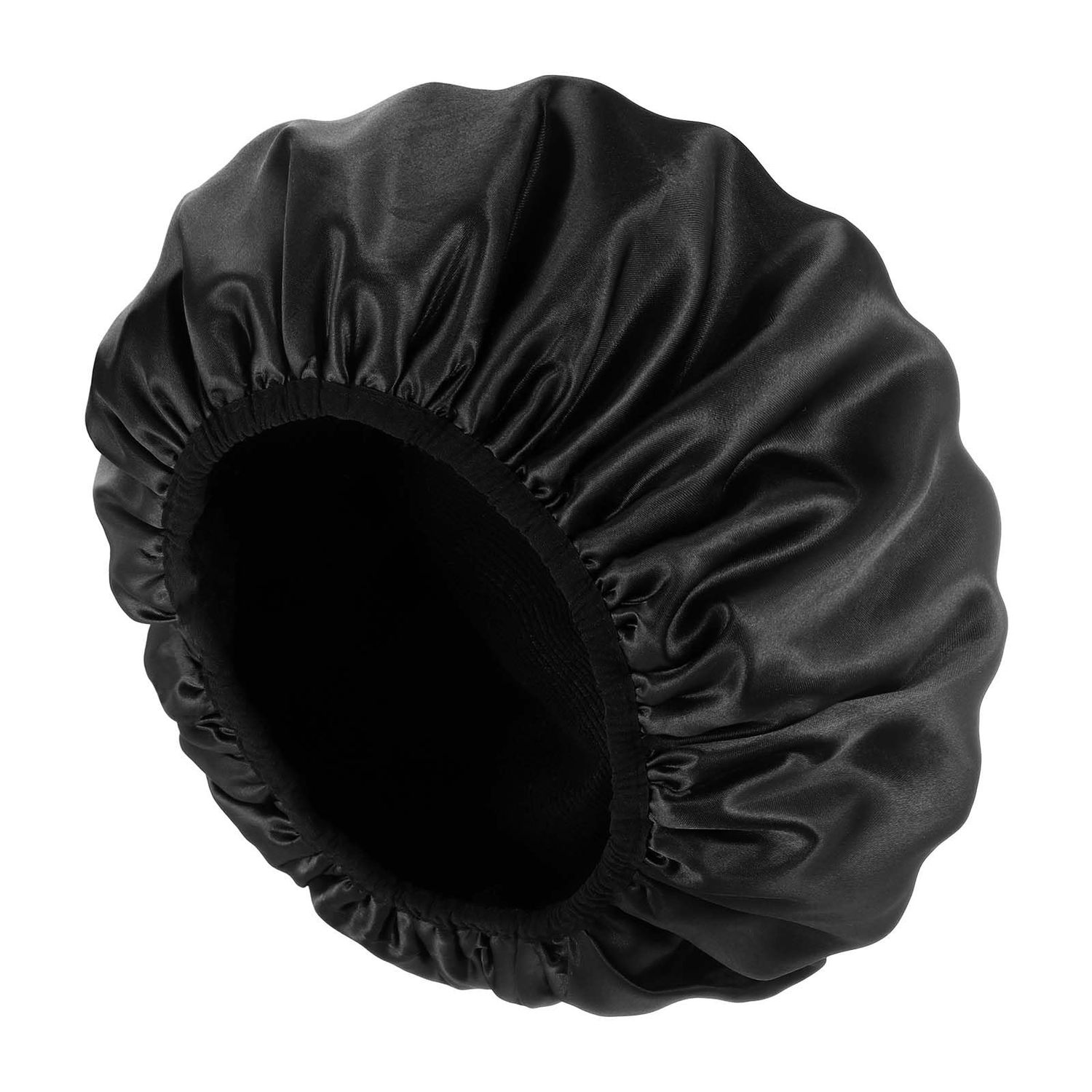 NEW Triple Layer Shower Cap Black