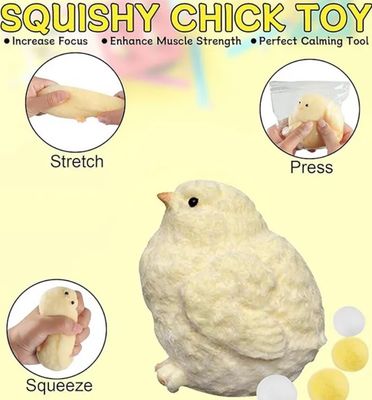 SEALED Stress / Fidget Stretchy Squishy Chick Chicken Toy