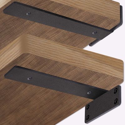NEW 4 Pack Heavy Duty Floating Shelf Brackets NEW 4 Pack Heavy Duty Floating Shelf Brackets