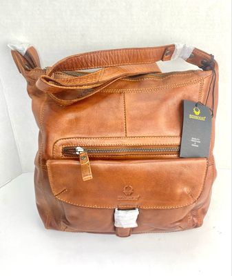 NEW Womens Donbolso 100% Leather Shoulder Bag Handbag