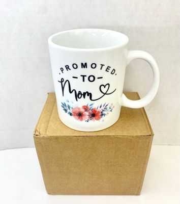 NEW ”Promoted To Mom” New Mothers Mug