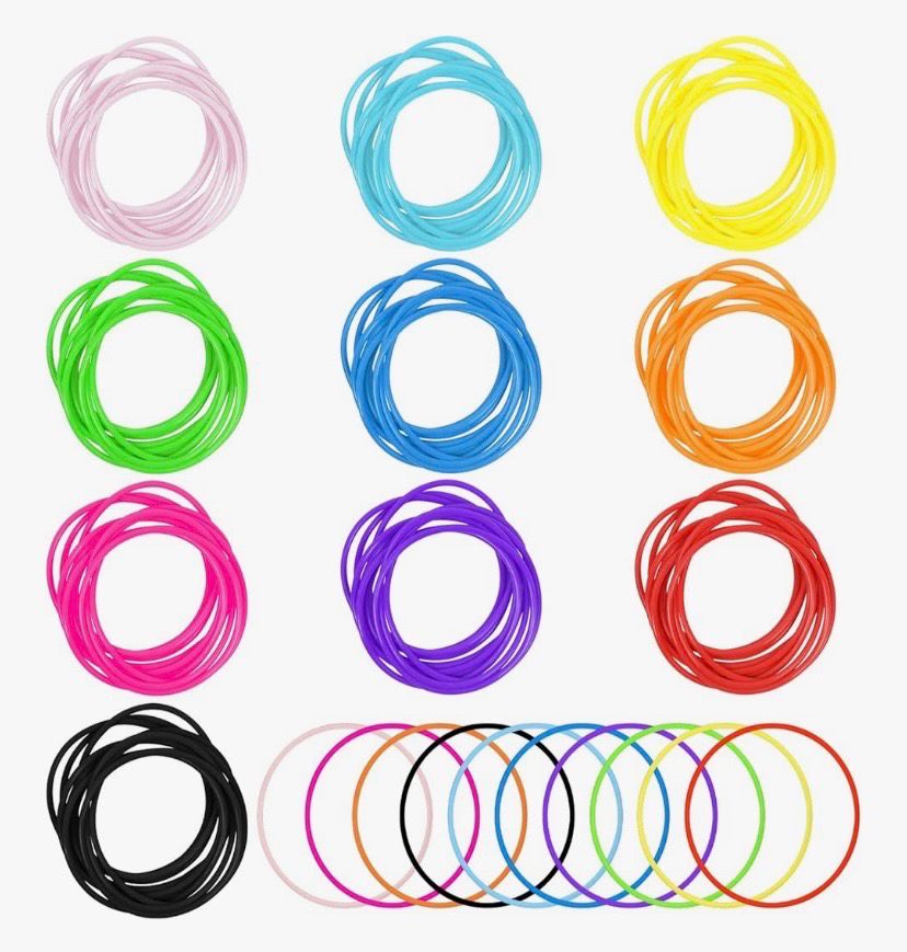 NEW 100 Neon Jelly Bracelets
