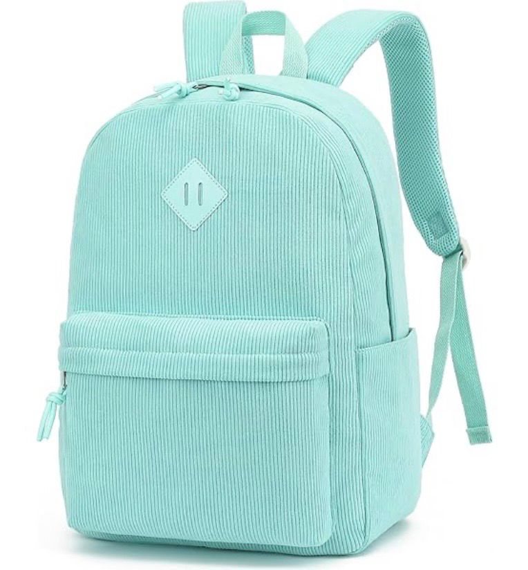 NEW Corduroy Backpack Mint Green