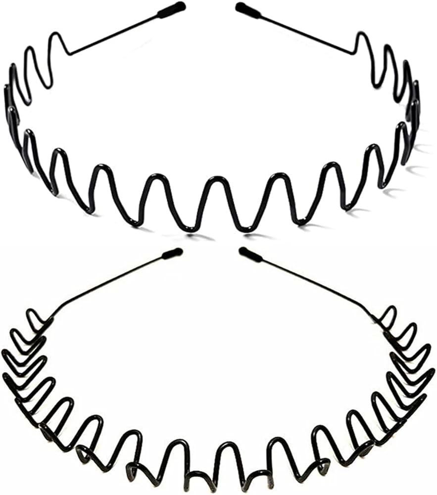 NEW 2 Pack Wire Headbands