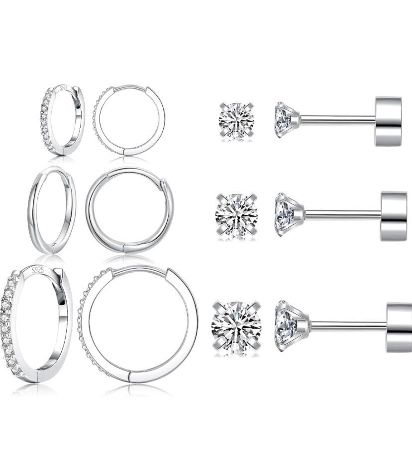 NEW 6 Pairs Earrings Set