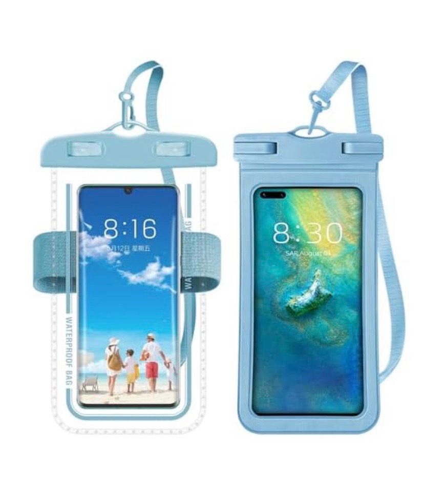NEW 2 Pack Waterproof Phone Pouch Bags
