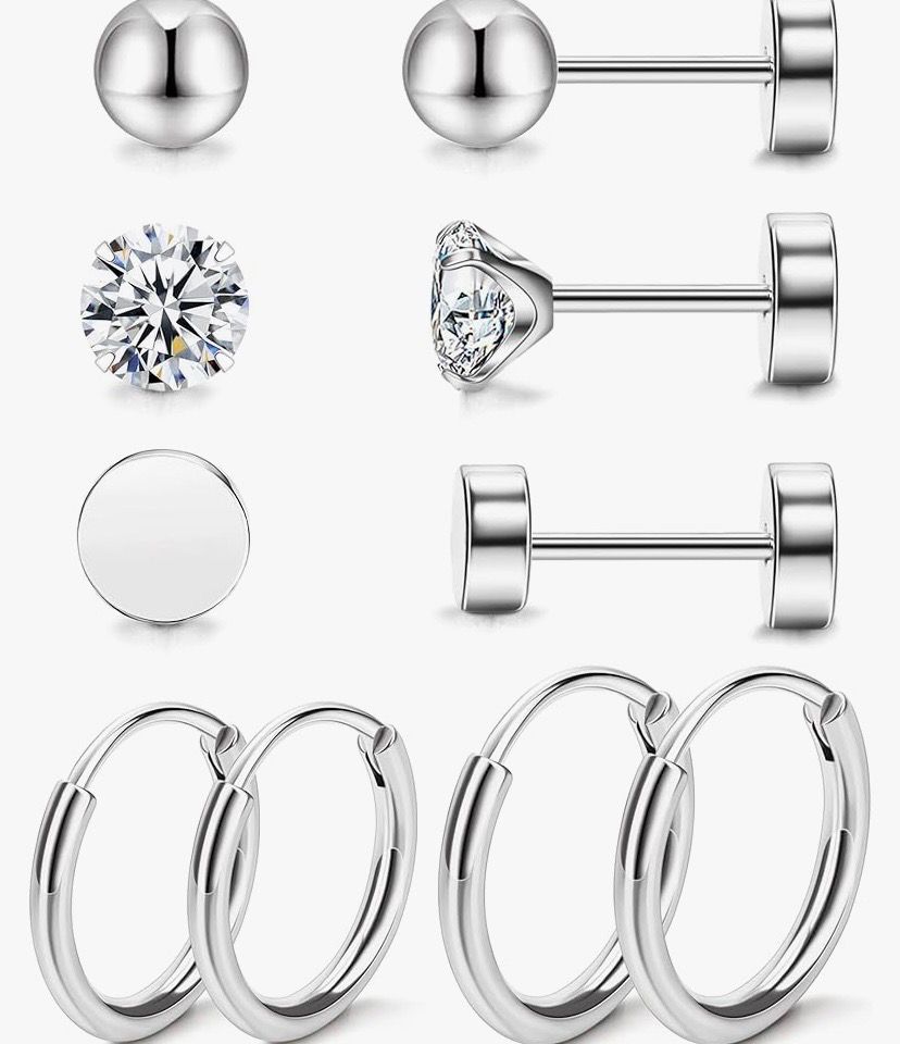 NEW 5 Pairs Earrings Jewelry Set