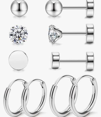 NEW 5 Pairs Earrings Jewelry Set