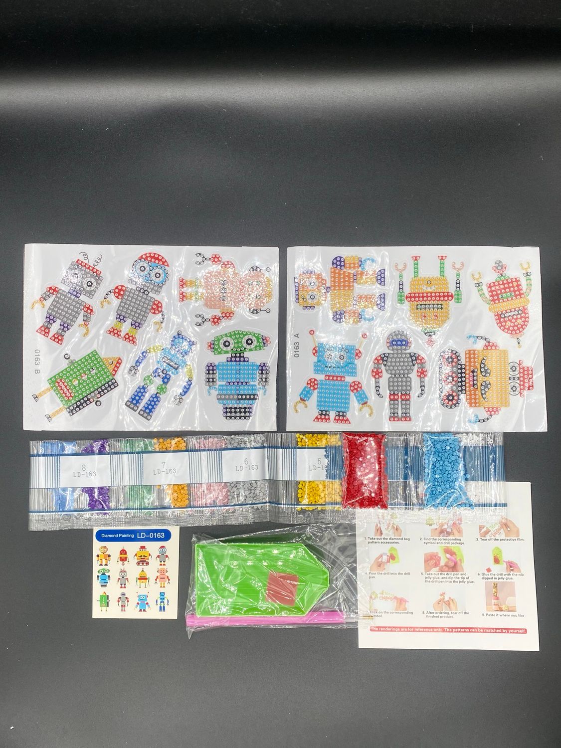 NEW 5D Diamond Art Robot Kit