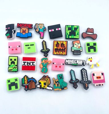 NEW 25pc Minecraft Croc Shoe Charms