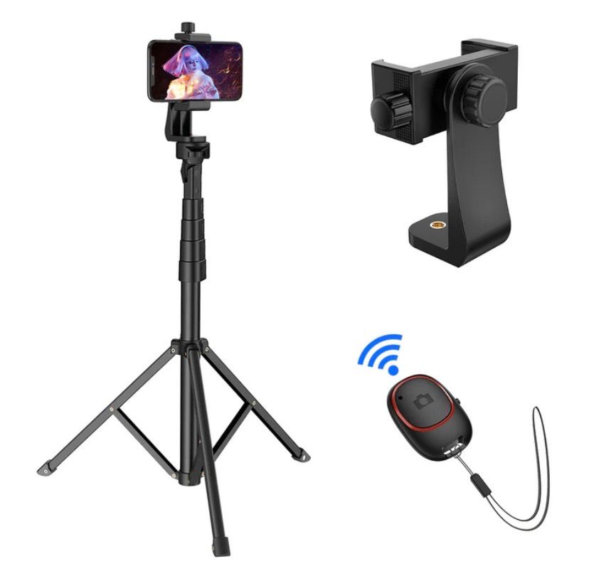 NEW 2 in 1 Professional Camera / Phone Tripod &amp; Selfie Stick