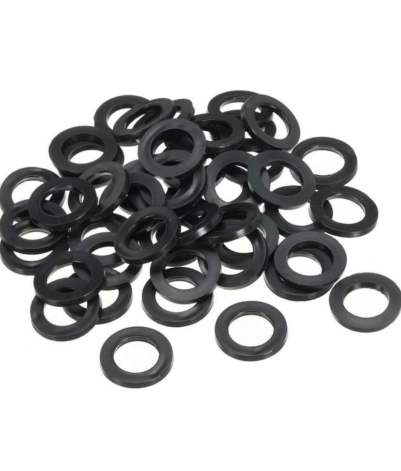 NEW 23 Flat Rubber Washers Set