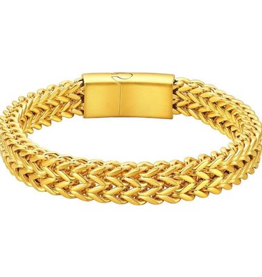 NEW Mens Gold Plated Cuban Link Bracelet Jewelry NEW Mens Gold Plated Cuban Link Bracelet Jewelry