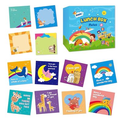 NEW 60 Pack Lunch Box Notes for Kids Inspirational