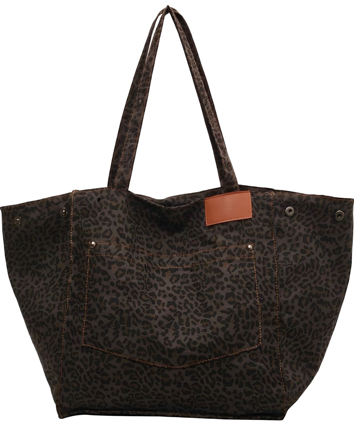NEW Leopard Canvas Tote Bag