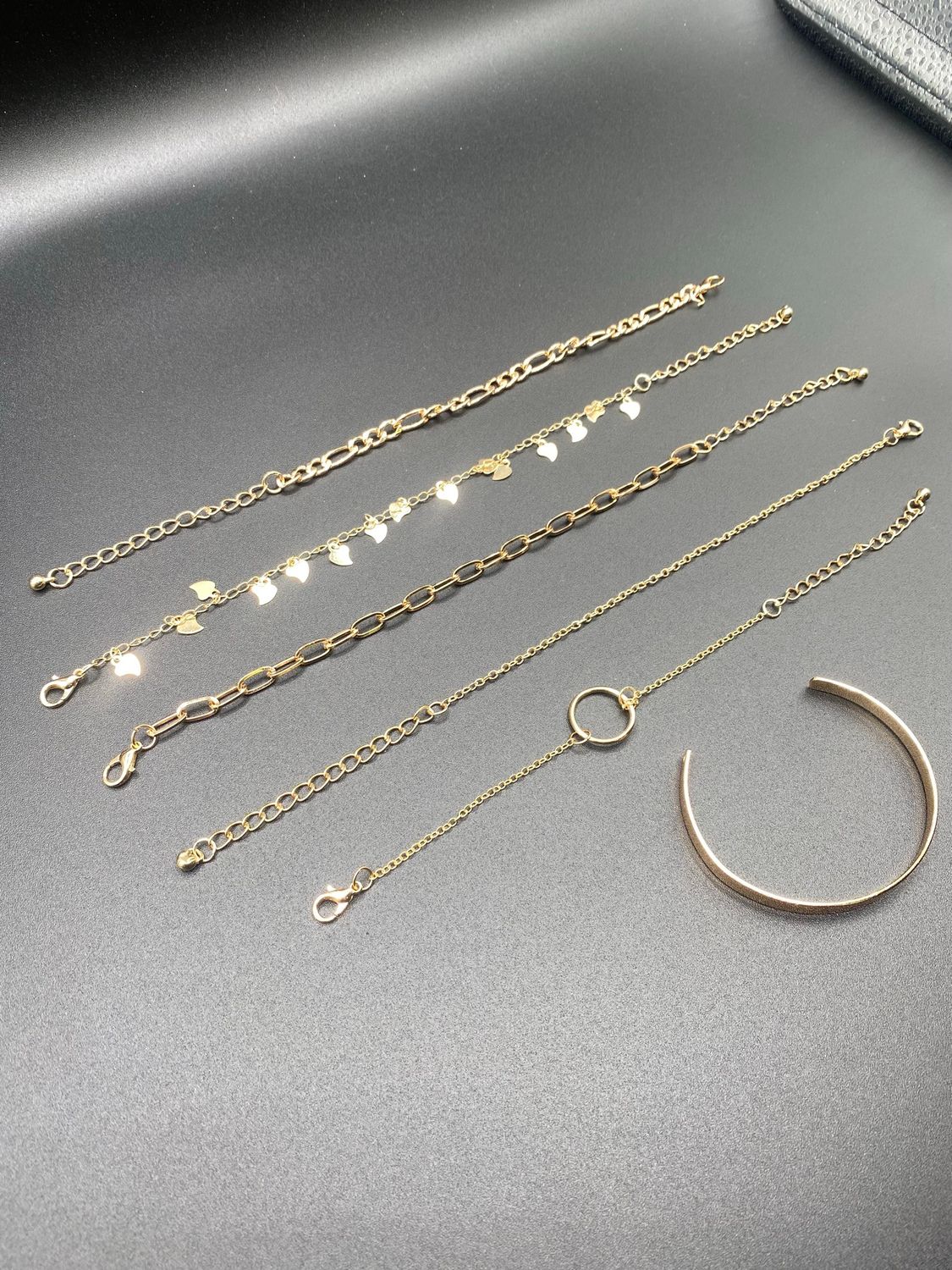 NEW 6 Piece Women’s Bracelets Stainless Steel Jewelry Set