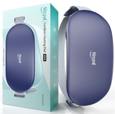 NEW Womens Cordless Heating Pad with Vibration Massage