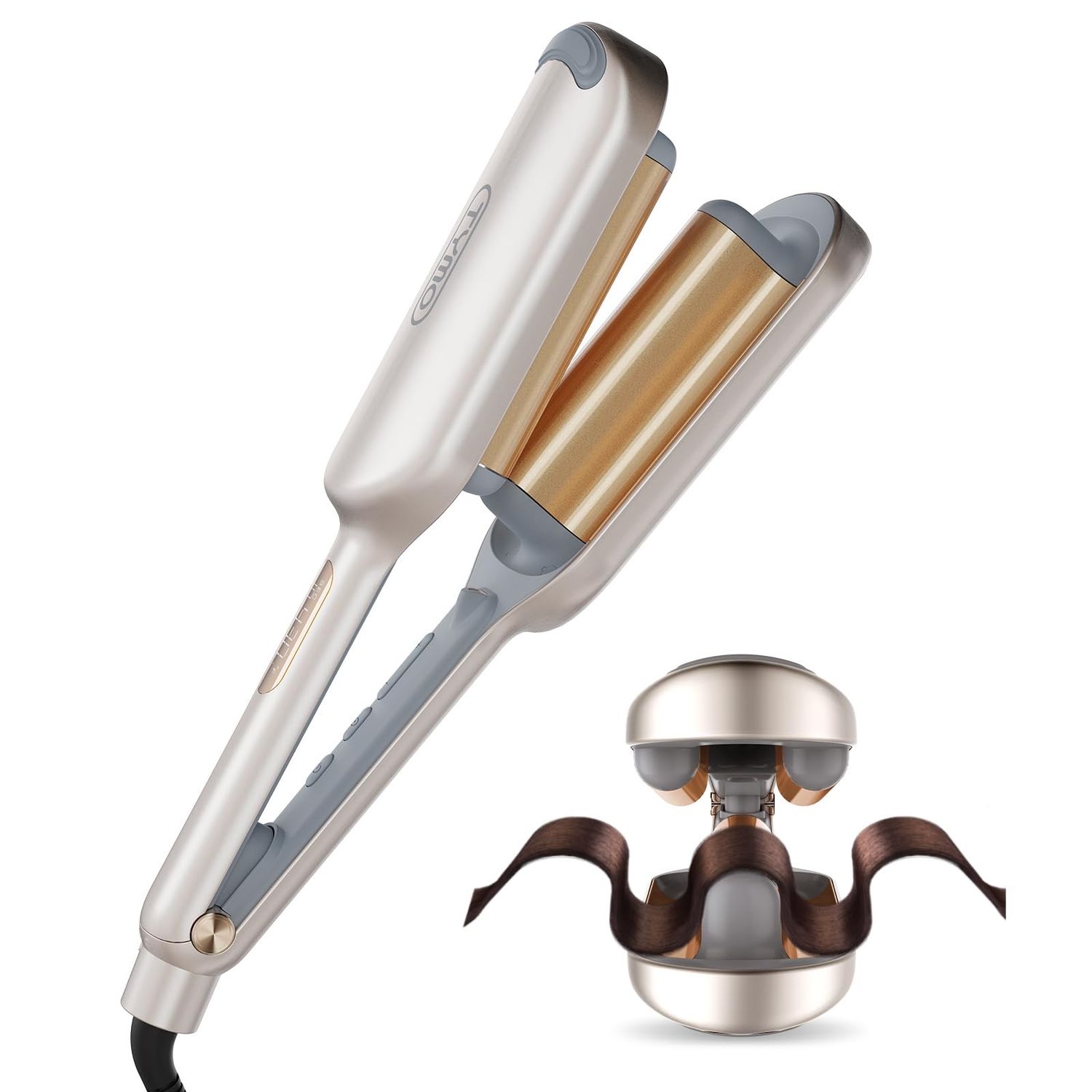 NEW TYMO ROVY Hair Waver Curling Iron 1.25”