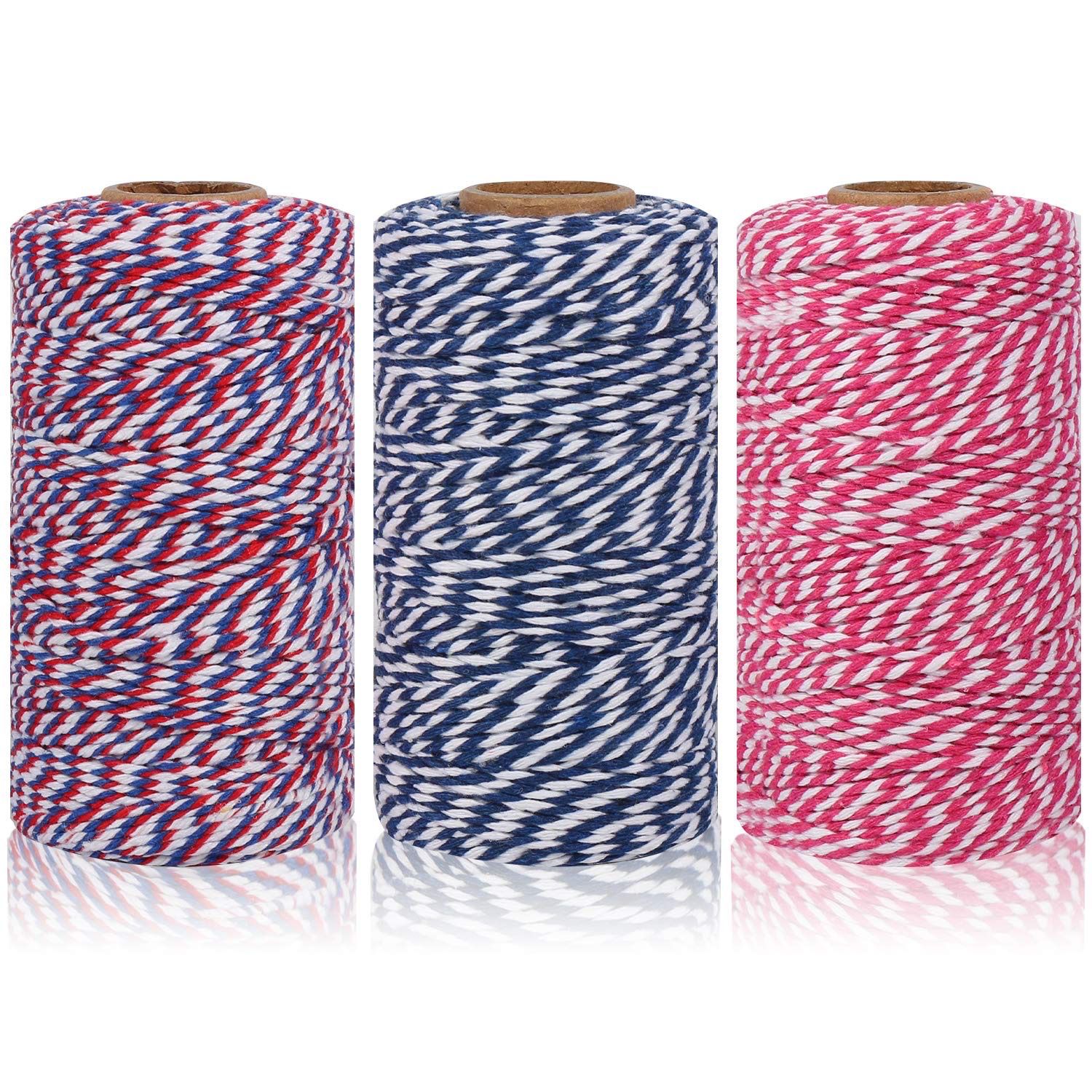 NEW 3 Pack Crafting Cotton Twine Cord String