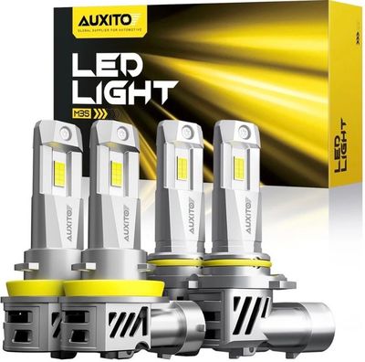 NEW 9005 &amp; H11 Low &amp; High Beam LED Headlights Bulbs Set