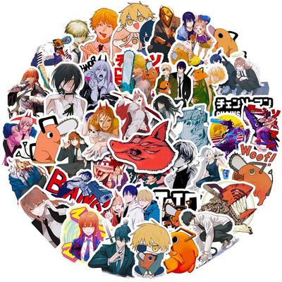 NEW 50pc Chainsaw Man Anime Stickers