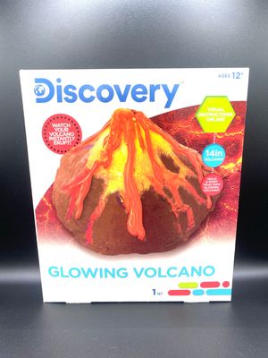 NEW DIY Discovery Glowing Volcano Kit Toy