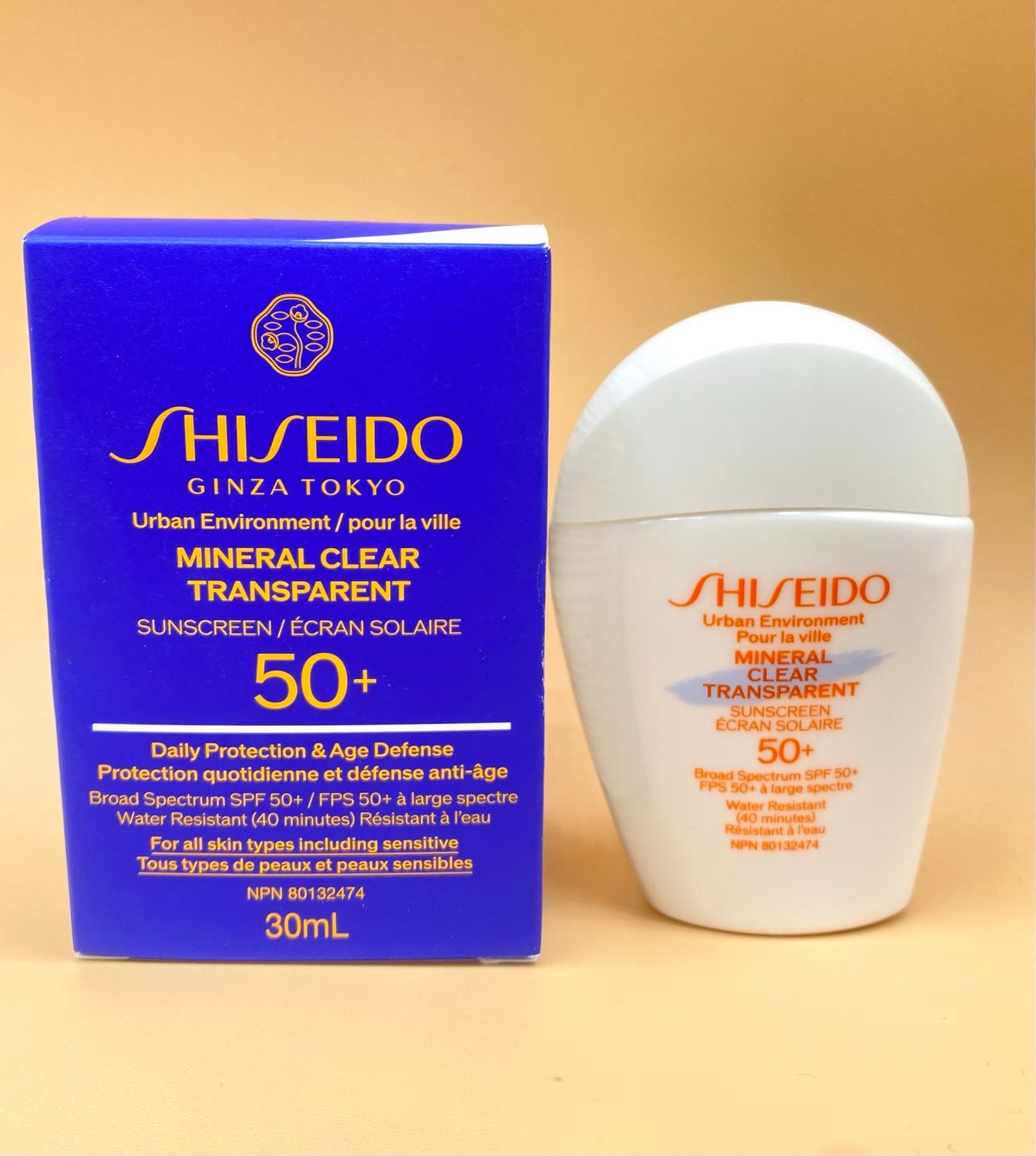 NEW Shiseido Ginza Tokyo 50+ Mineral Clear Sun Screen