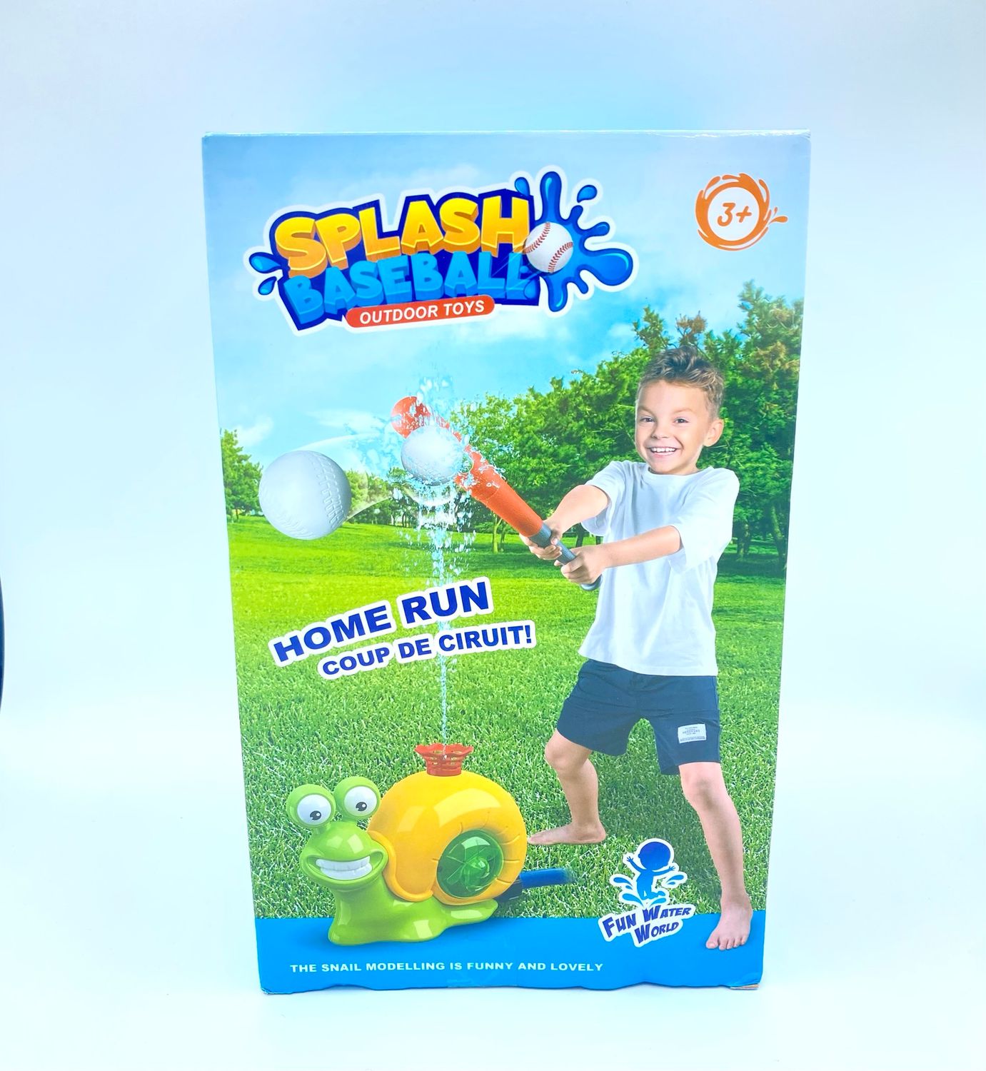 SEALED 2 in 1 Kids Water Sprinkler &amp; Baseball Toy