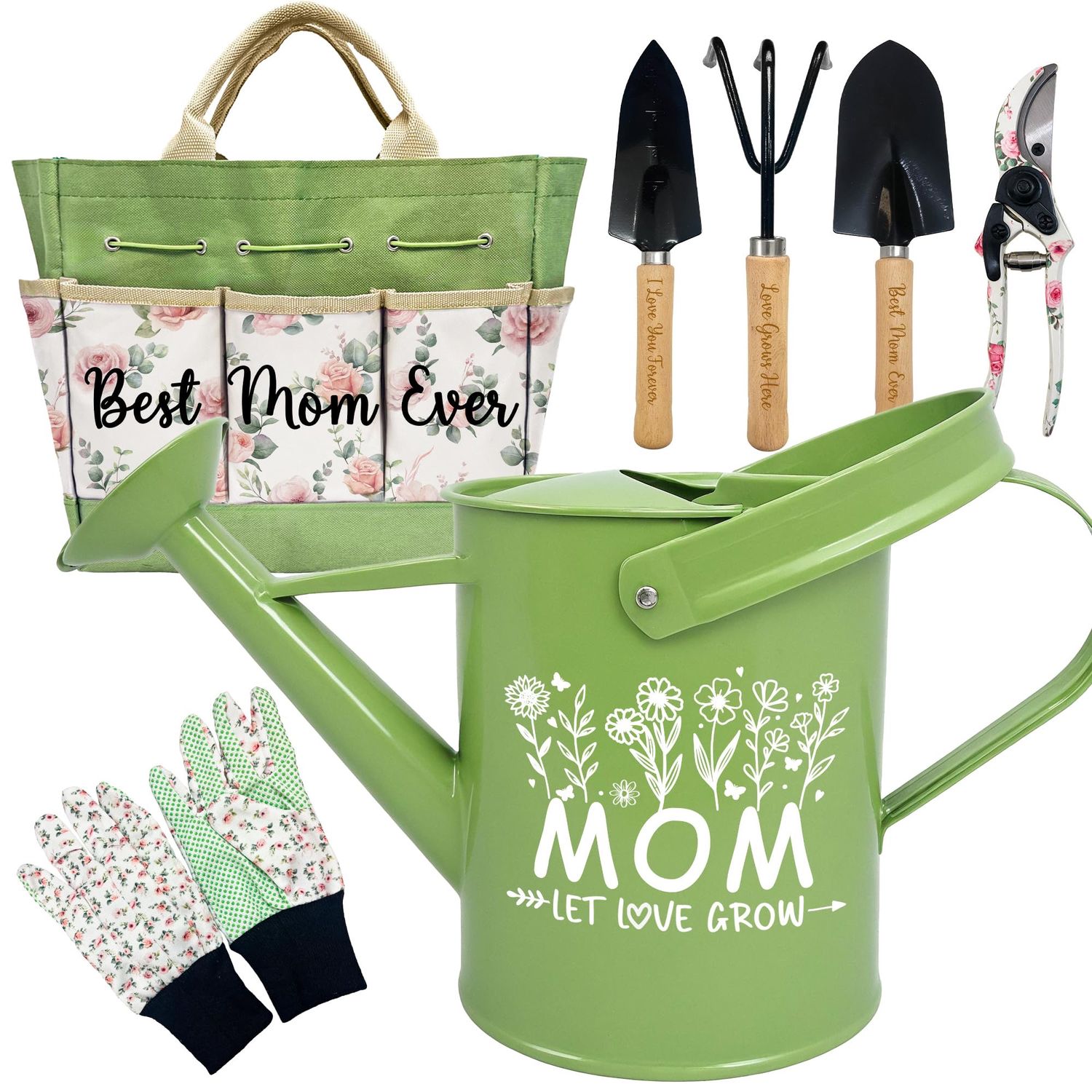 NEW High Quality “Mom” Gardening Tool Gift Set